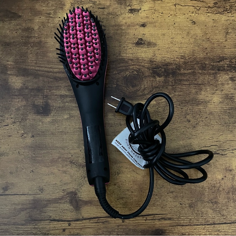 Electric Hot Pink Detangling Hair Brush